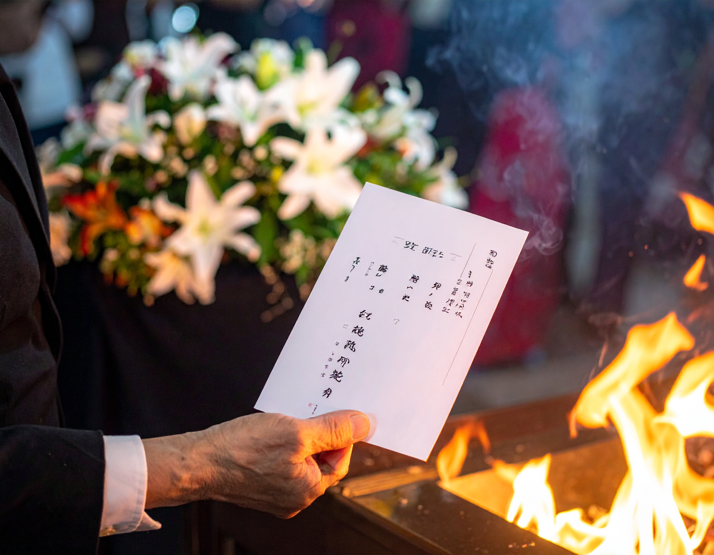 メモリアルムービー締めの言葉：遺族代表の感謝と別れのメッセージ例文